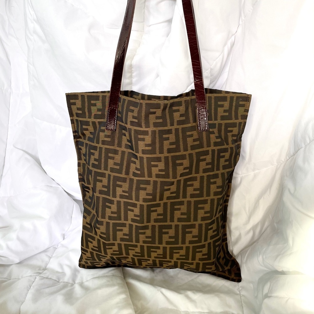 SOLD Fendi Zucca Shopper Tote
